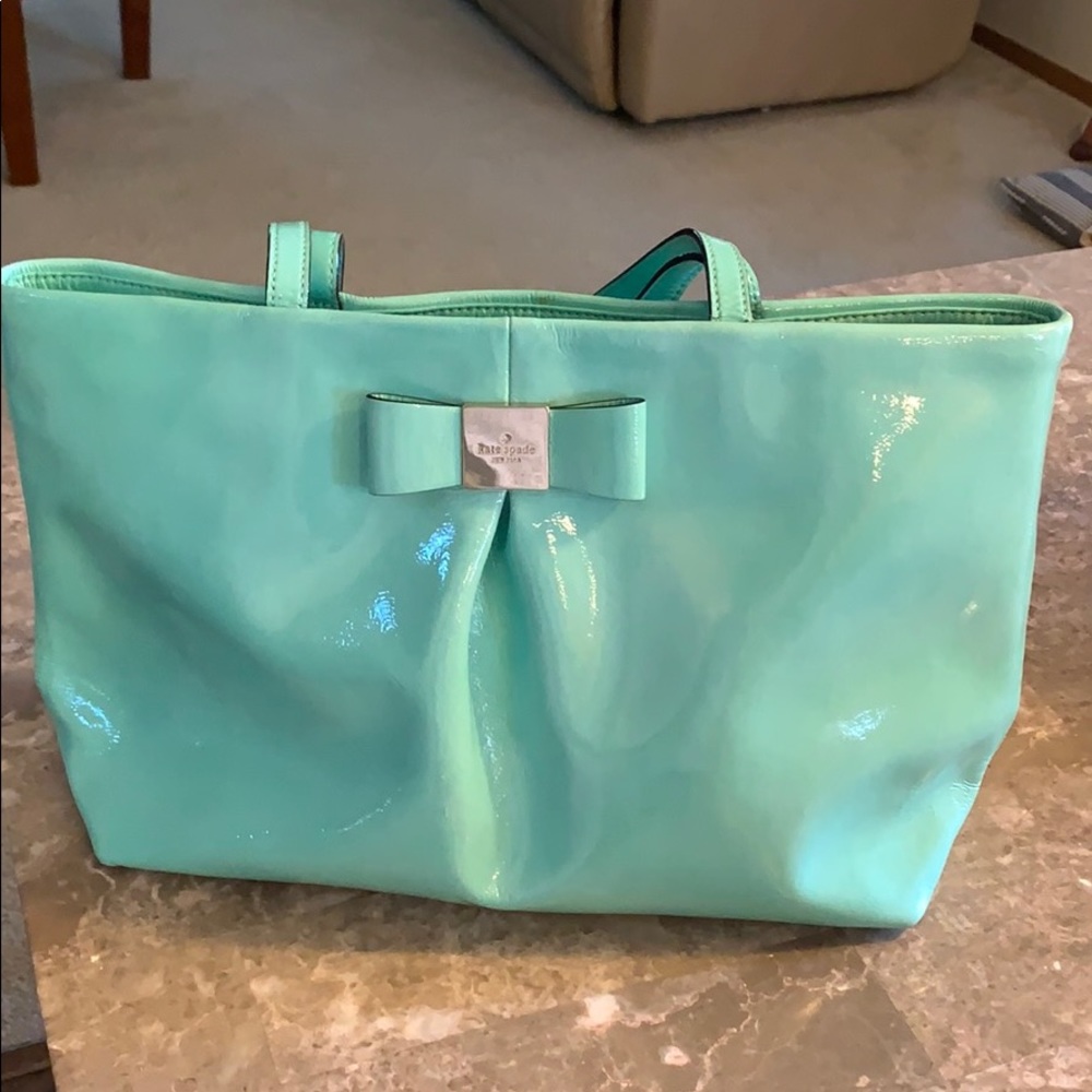 Kate Spade Tiffany blue handbag